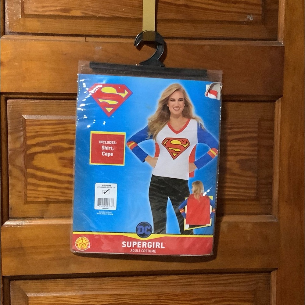 DC Comics Supergirl Women's Costume with Red and Blue Accents
